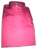 Ref.: 01534 - Senhora - Blusa cintada com Gola Mandarim com botões da mesma cor (com e sem carcela), mangas compridas